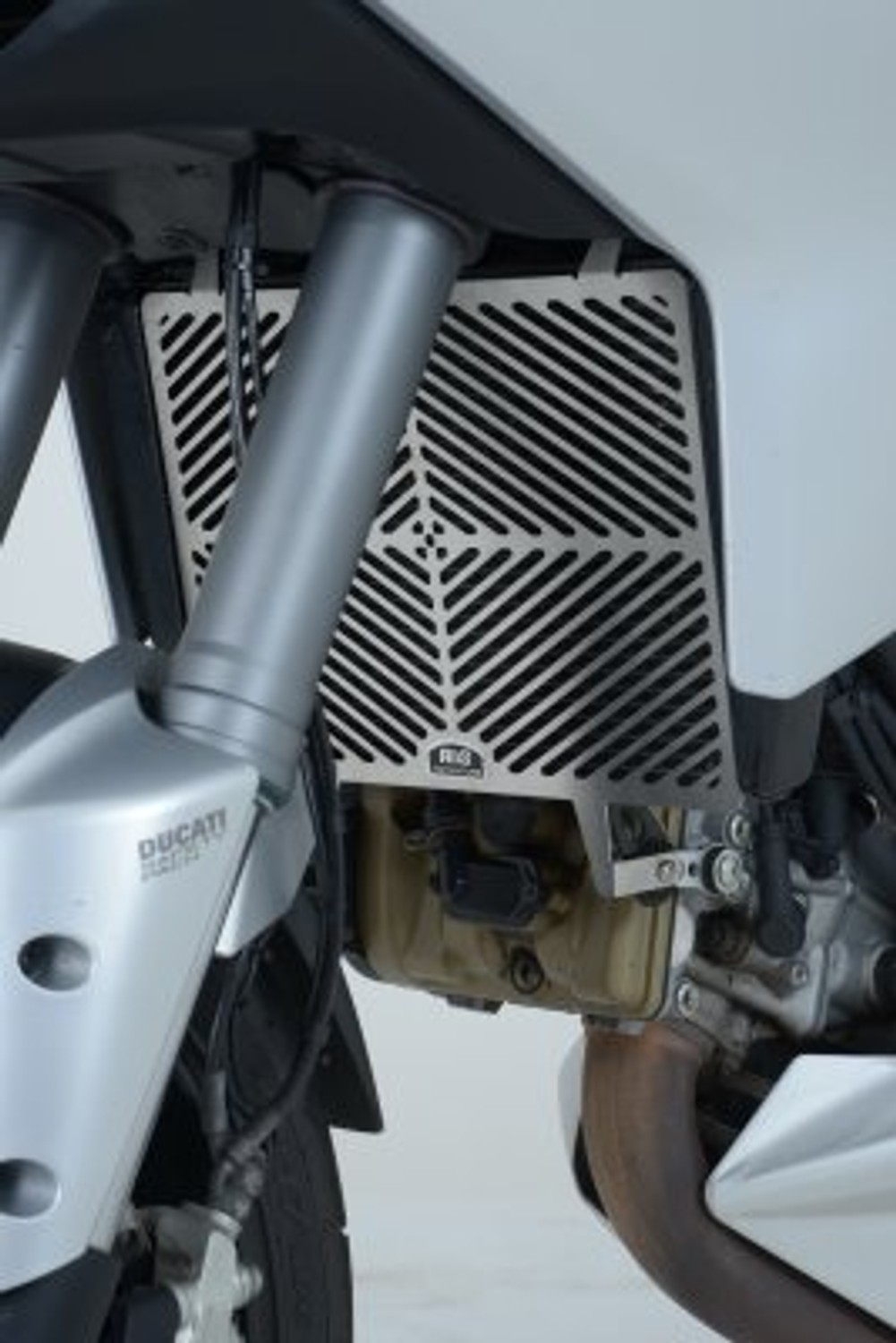 R&G Racing Stainless Steel Radiator Guard (Not Gran Turismo Version) for Ducati Multistrada 1200 '09-'20 R&G Racing Stainless Steel Radiator Guard (Not Gran Turismo Version) for Ducati Multistrada 1200 '09-'20